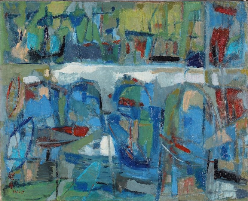 廖繼春_橋_油彩_1963-1965_53x65.3
