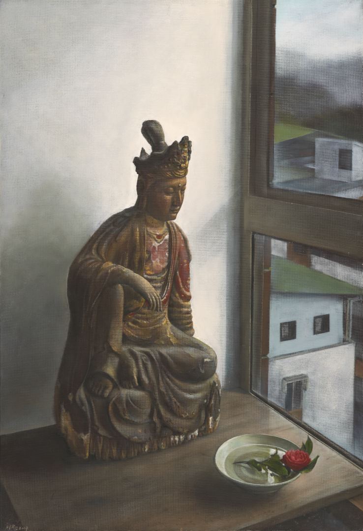 奚淞 / 菩薩與茶花